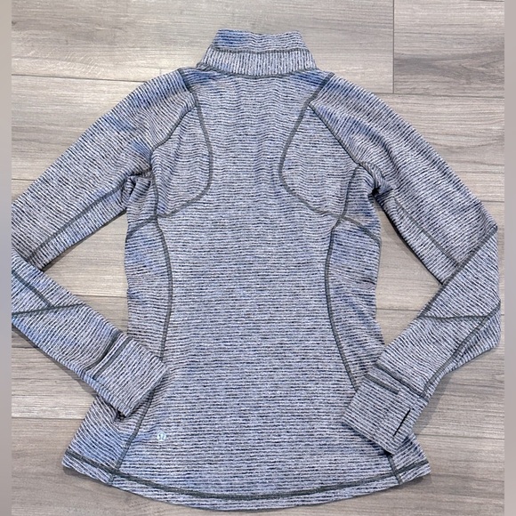 Lululemon Face Your Peace Pink and Gray Running Pullover Size 8 - Picture 6 of 11